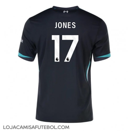 Camisa de Futebol Liverpool Curtis Jones #17 Equipamento Secundário 2024-25 Manga Curta